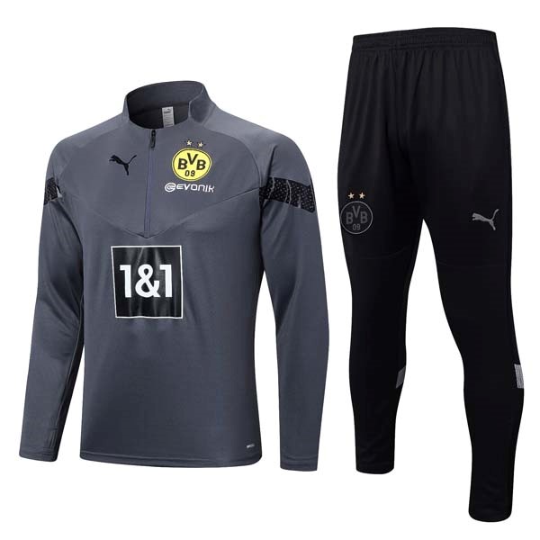Sweatshirts Borussia Dortmund 2023-24 Grau Schwarz